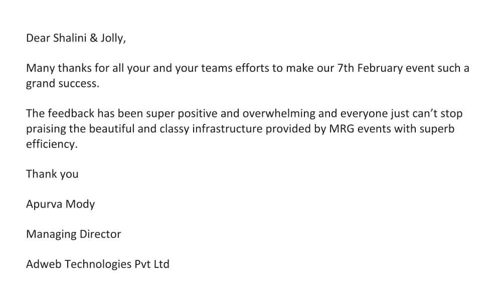 Adweb Testimonial