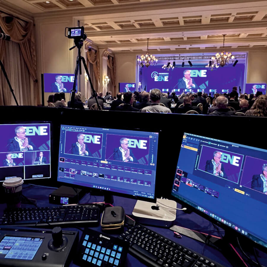 Live Streaming setup for corporate event by MRG Evennts in Mumbai