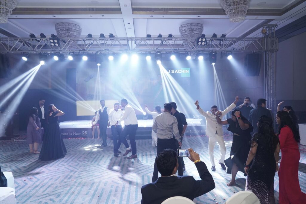 Adweb Technologies team at 25th Anniversary celebration The Club Mumbai by MRG Evennts