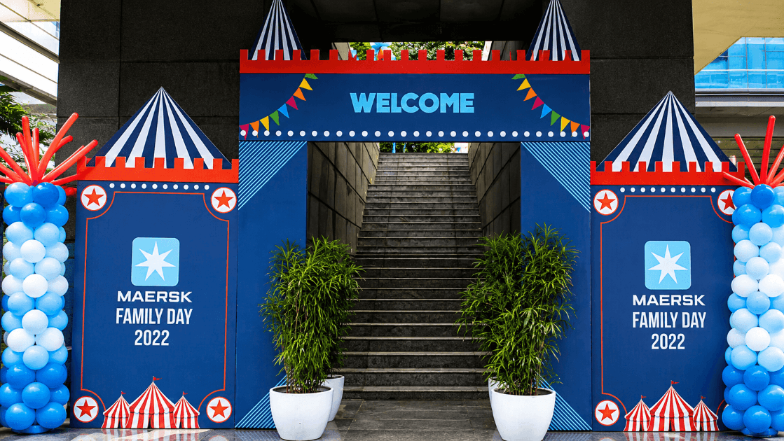 Corporate family day carnival theme, Mumbai