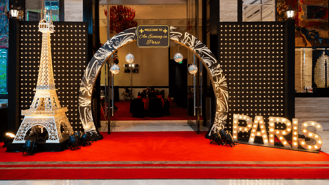 An Evening in Paris corporate annual day theme, Mumbai