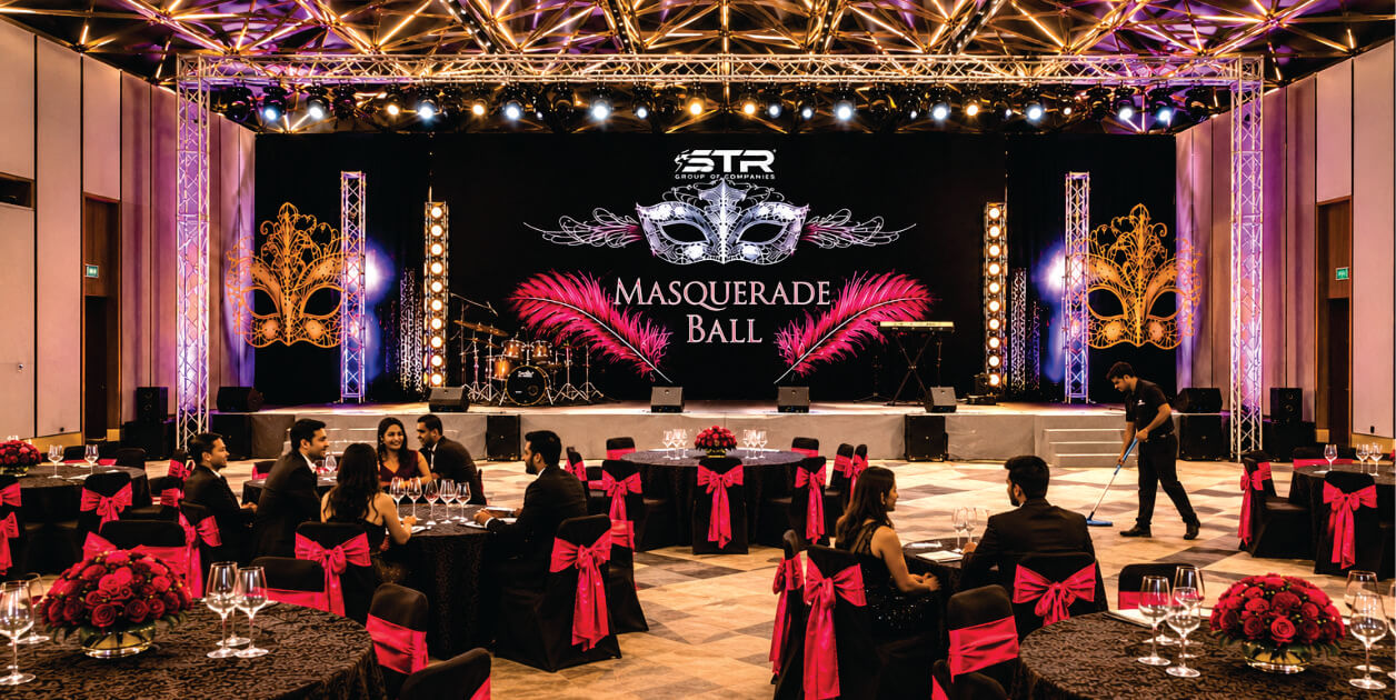 Masquerade ball corporate annual day theme, Mumbai