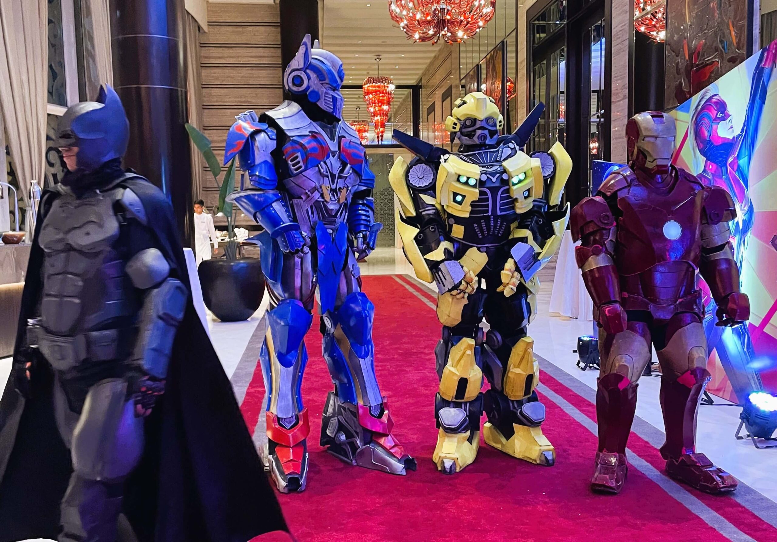 Superheroes corporate family day theme, Mumbai